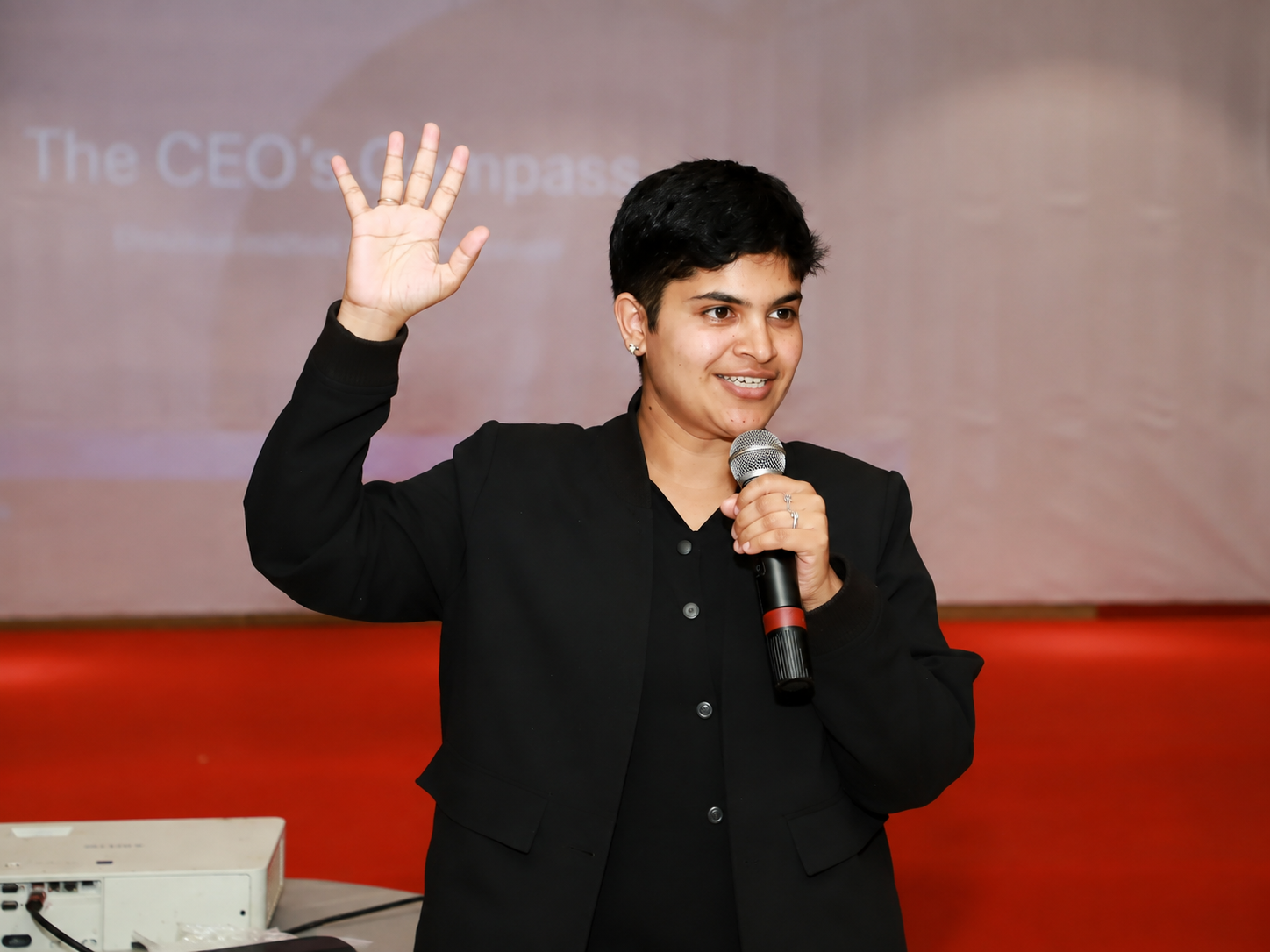 Dr. Sandhya Ravi (PT) - International Speaker on Stage