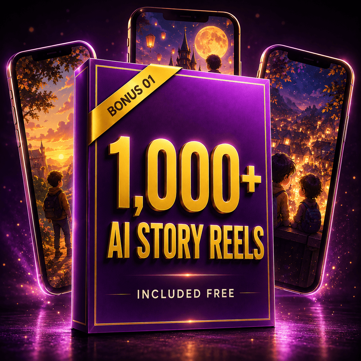 1,000+ AI story reels bundle