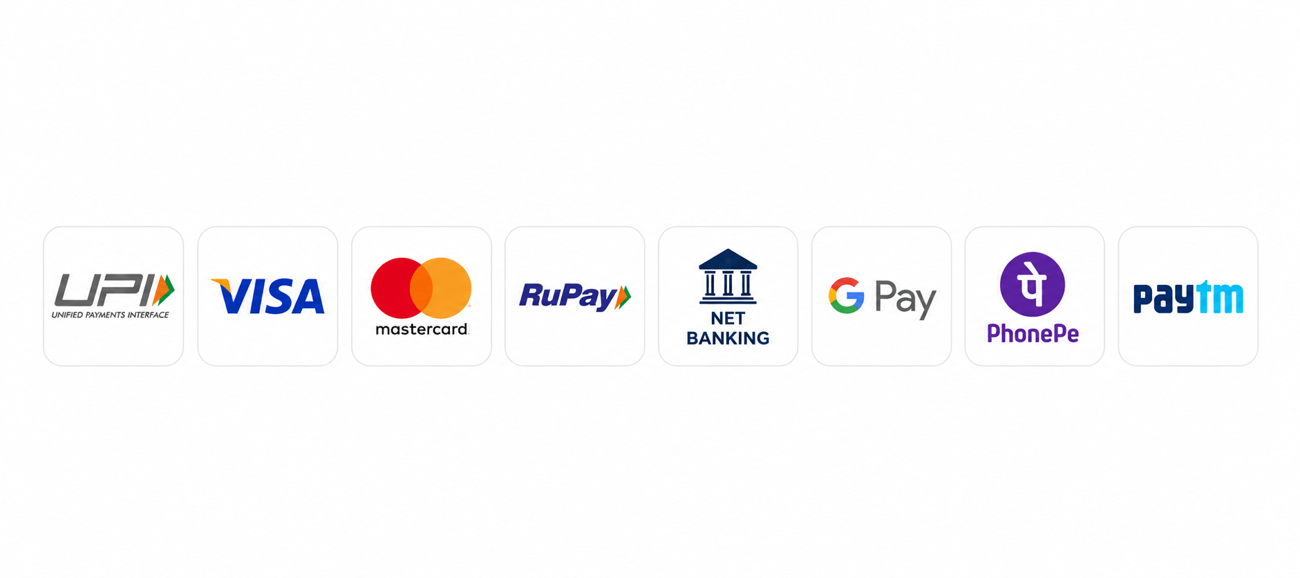 Accepted Payment Methods