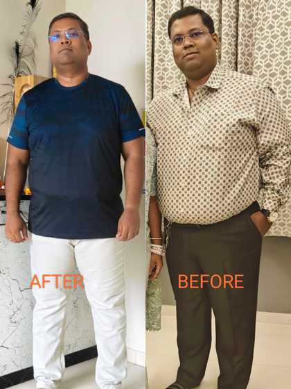 Sushil Bhoir weight loss transformation