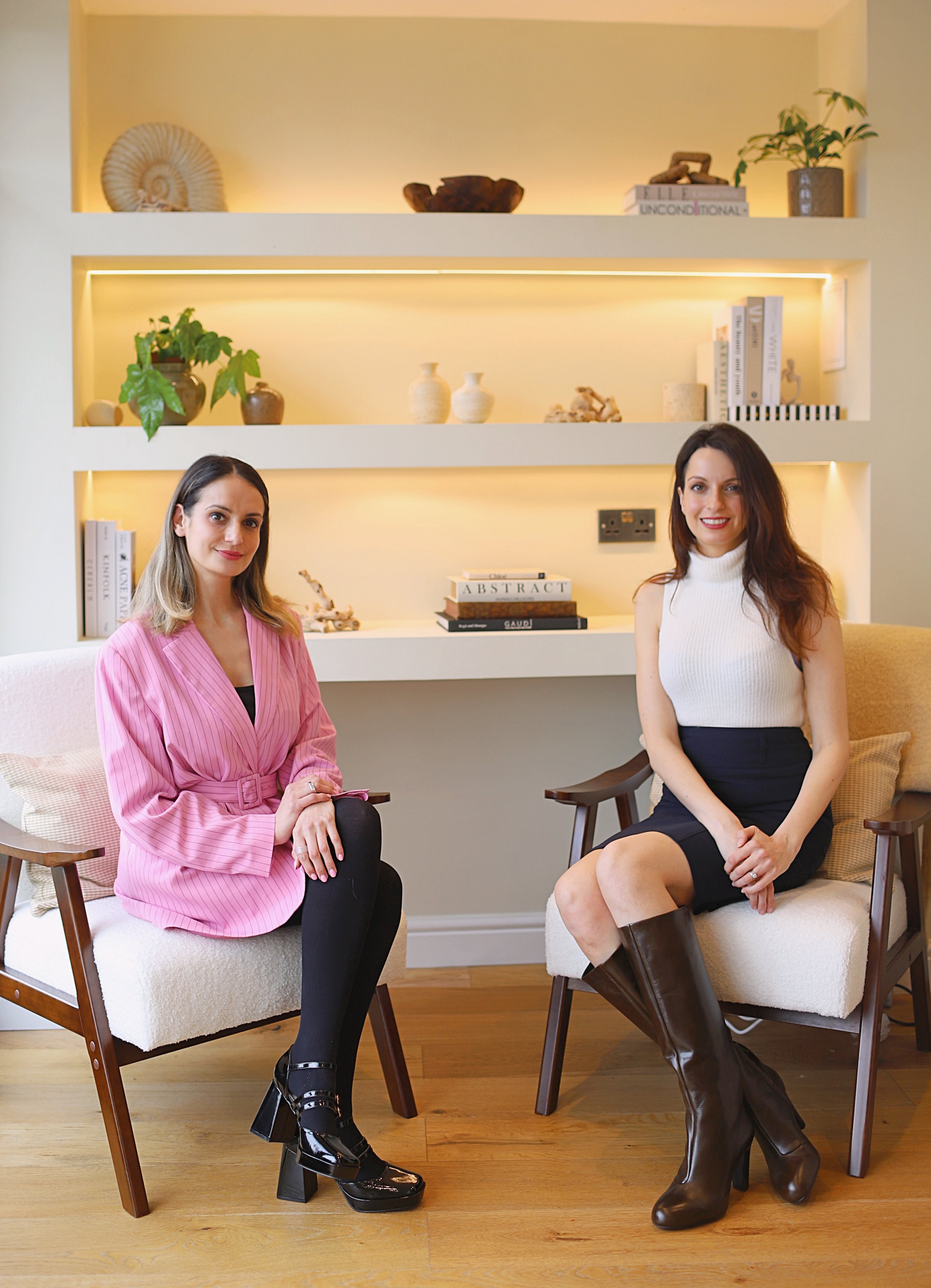 Dr Caroline and Louise at the clinic