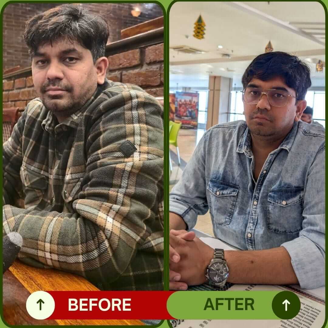 Wellness transformation story 12 before and after