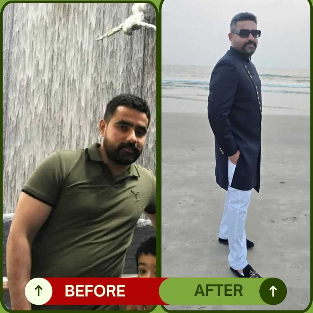 Wellness transformation story 11 before and after