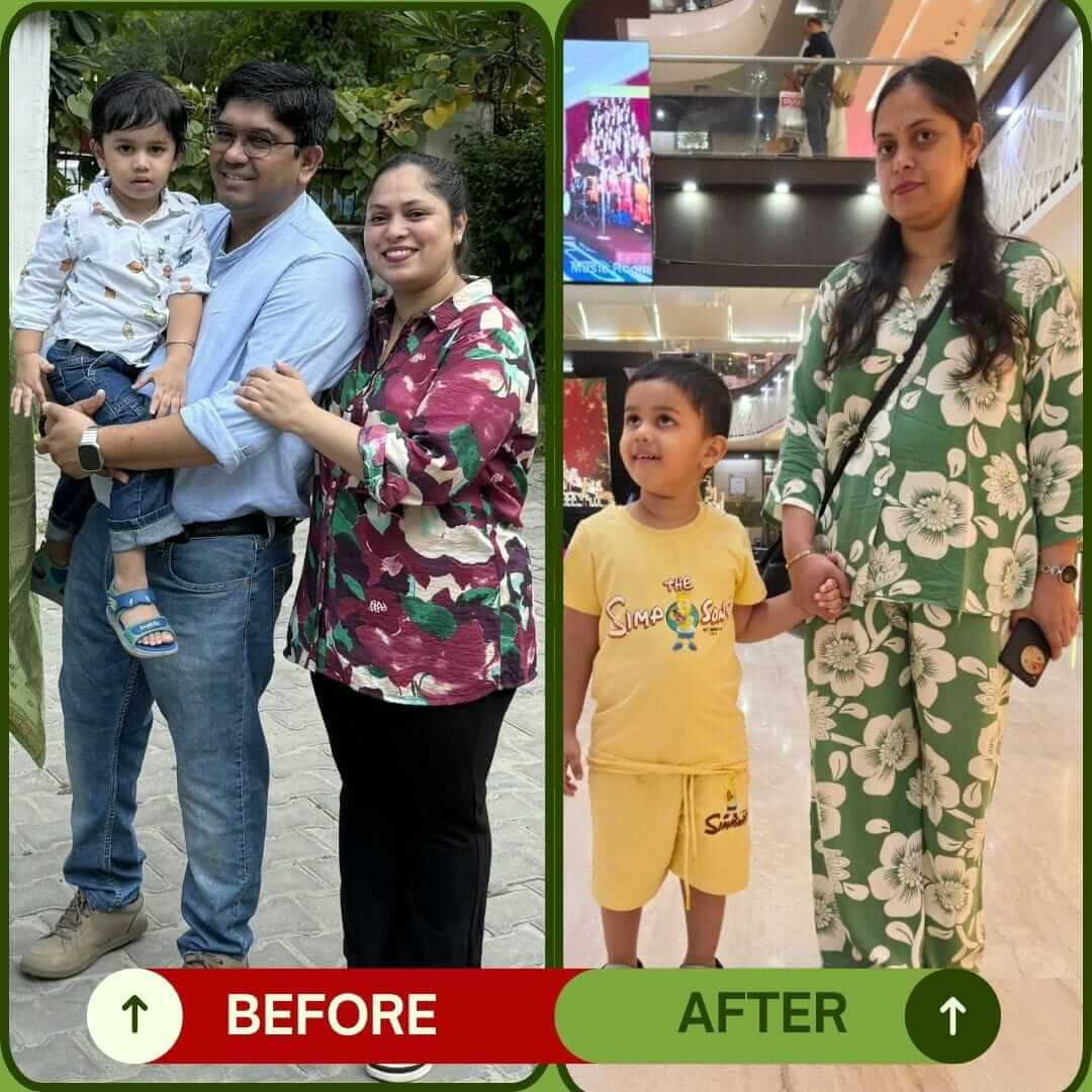 Wellness transformation story 14 before and after