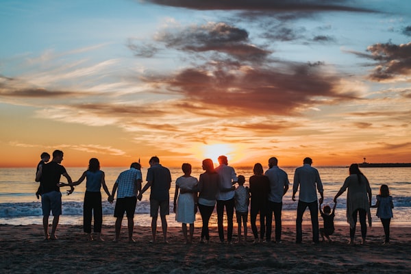Family connection at dinner