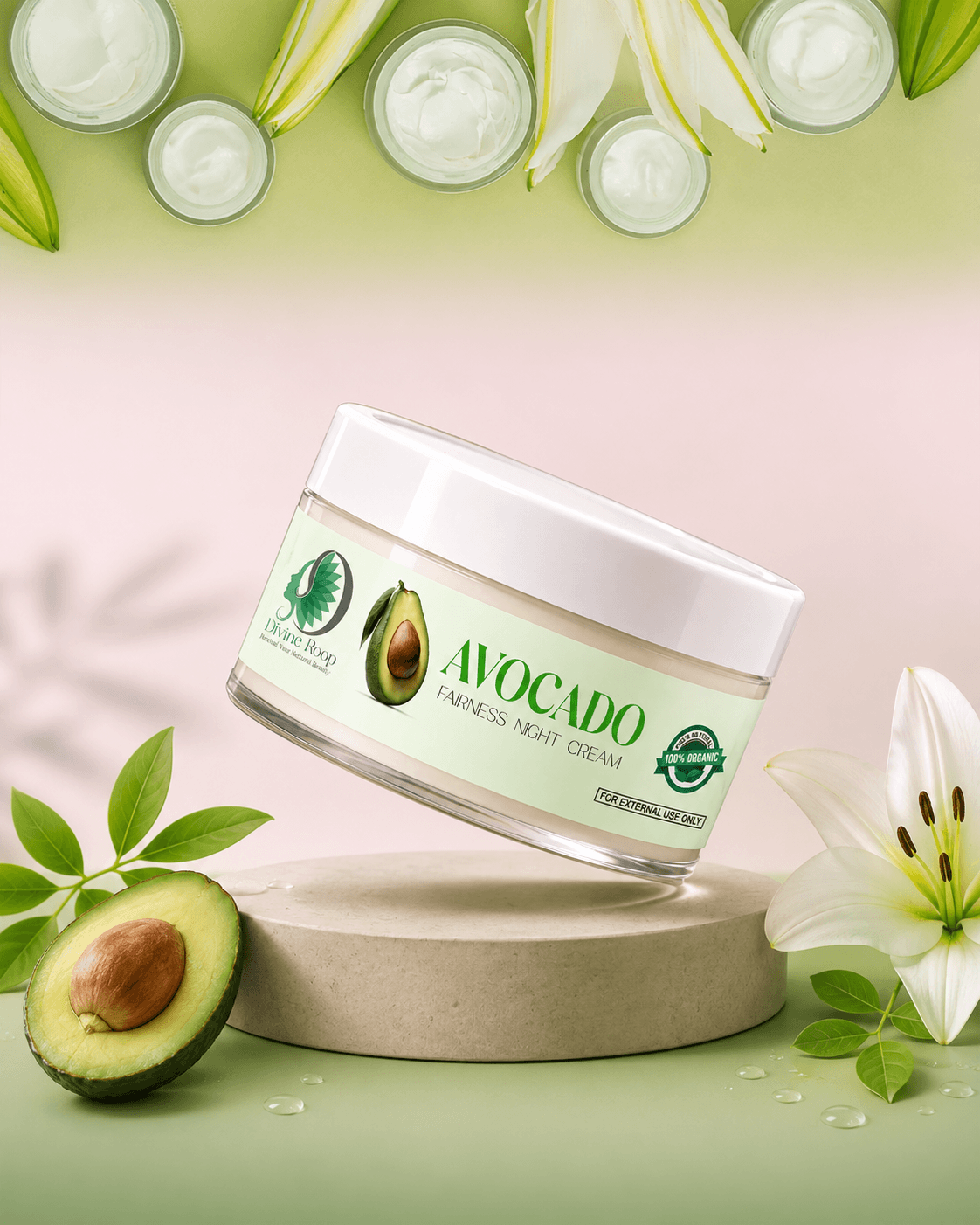 Divineroop Avocado Fairness Night Cream
