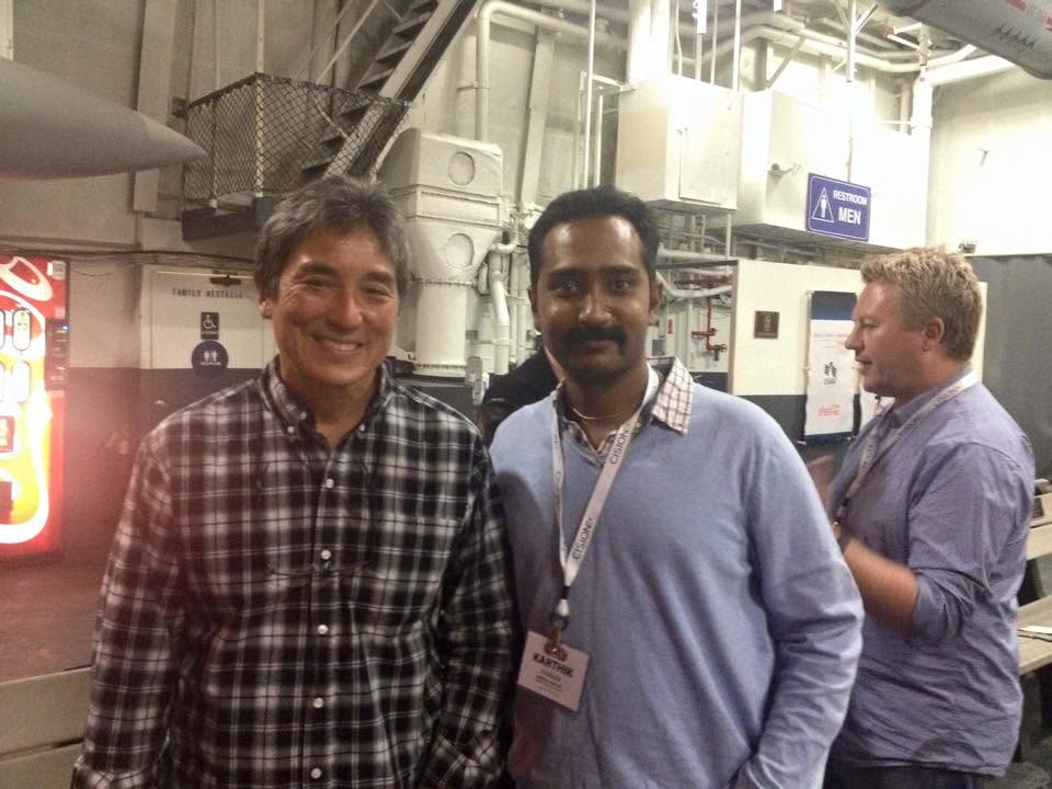 With Guy Kawasaki