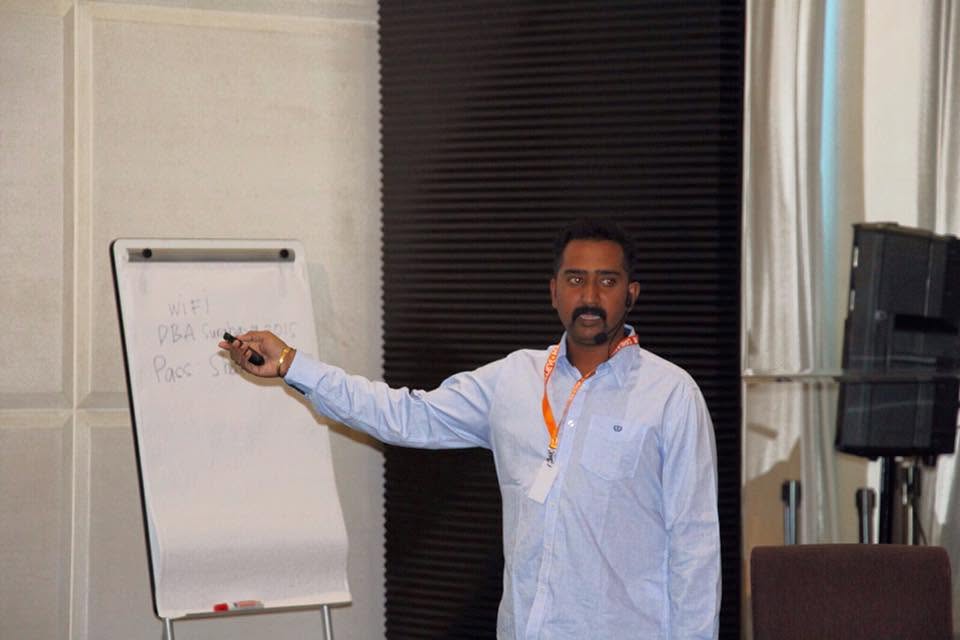 Speaking at a marketing conference