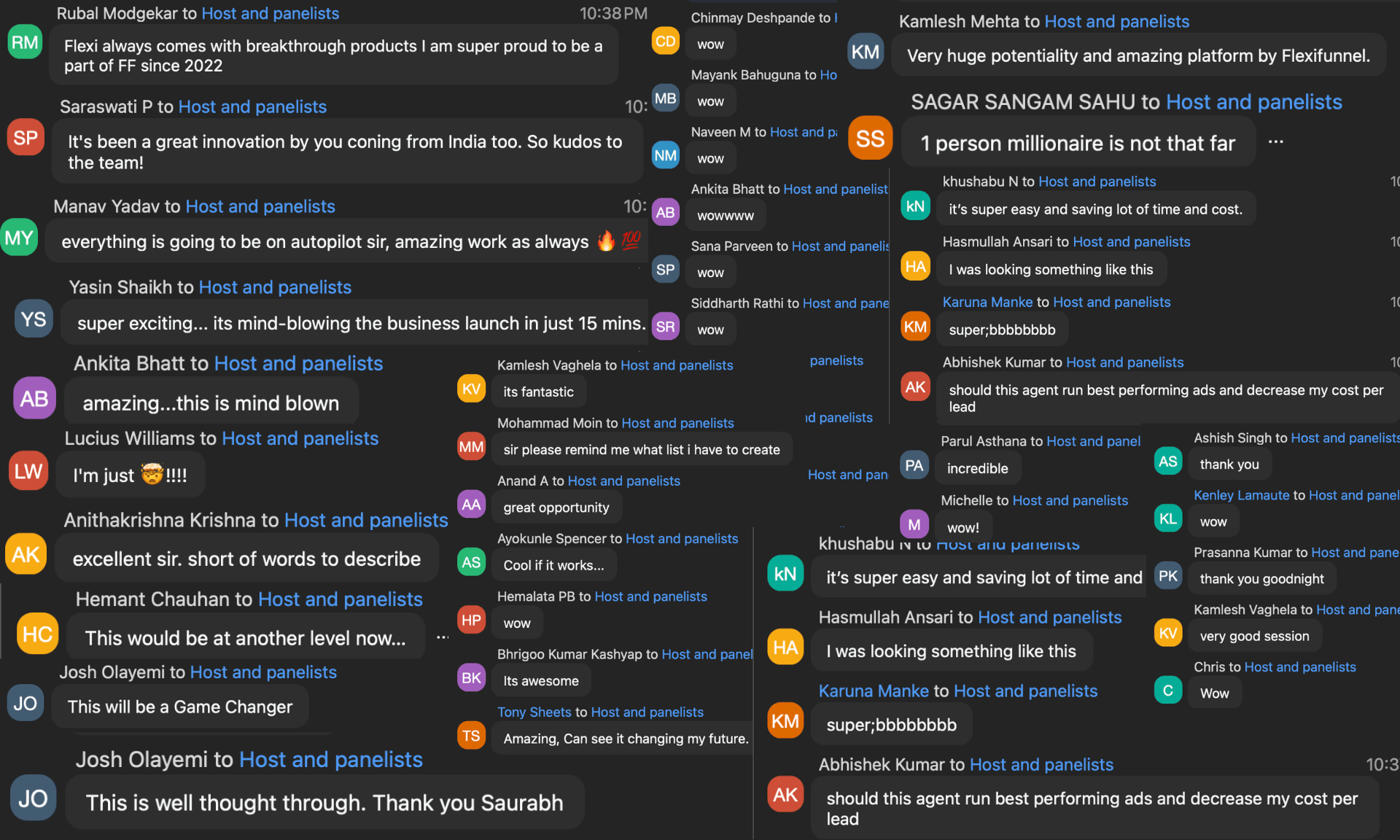 Day 1 attendee testimonials