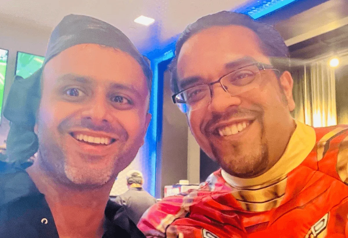 Saurabh Bhatnagar with Anik Singal