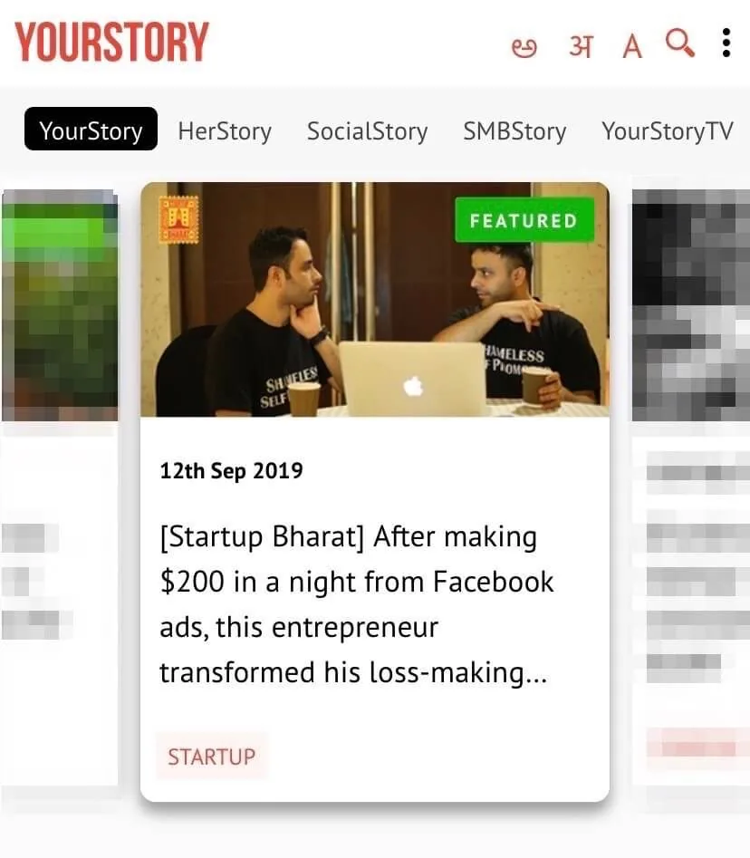 A YourStory feature article about Saurabh Bhatnagar