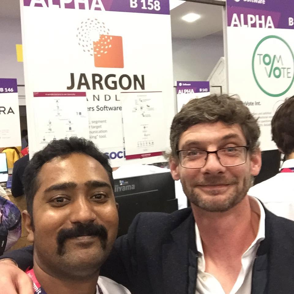Jargon Handlers expo booth