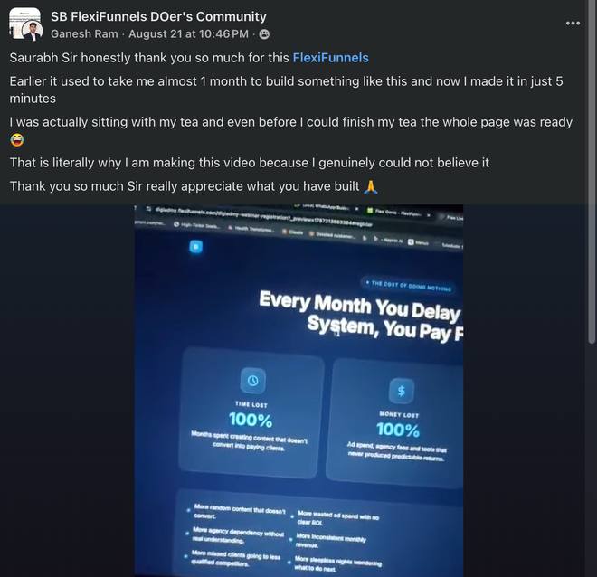 Community member built in 5 minutes what used to take a month