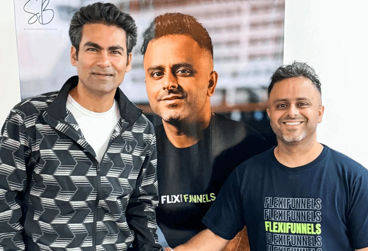 Saurabh Bhatnagar with Mohammad Kaif