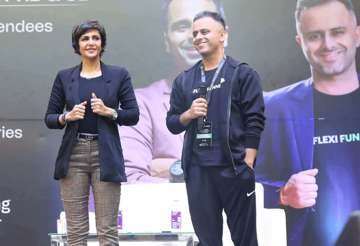 Saurabh Bhatnagar with Mandira Bedi
