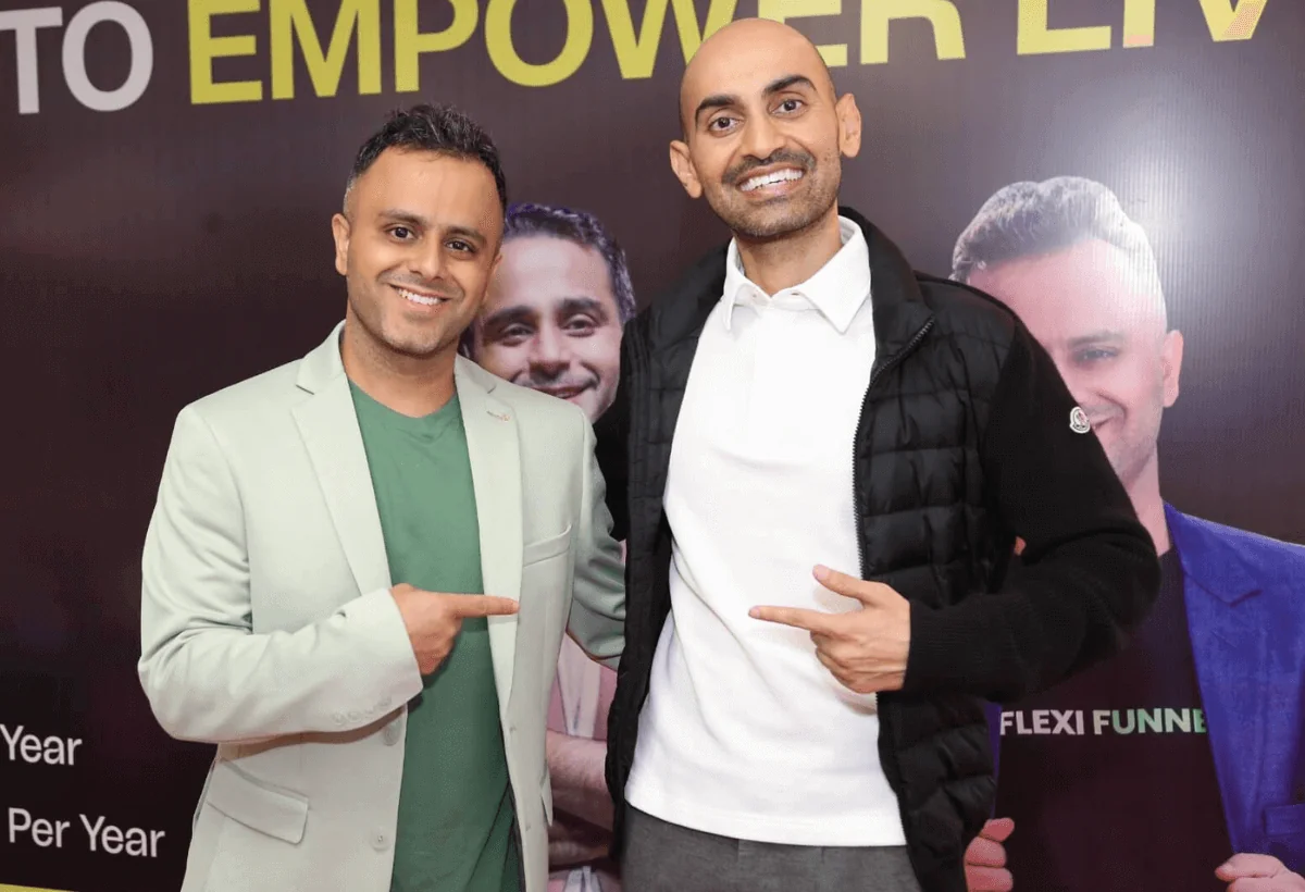 Saurabh Bhatnagar with Neil Patel
