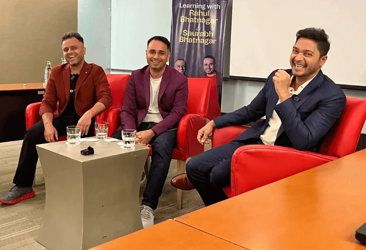 Saurabh Bhatnagar with Shreyas Talpade
