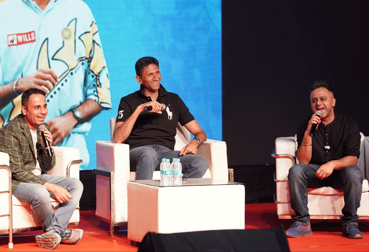 Saurabh Bhatnagar with Venkatesh Prasad