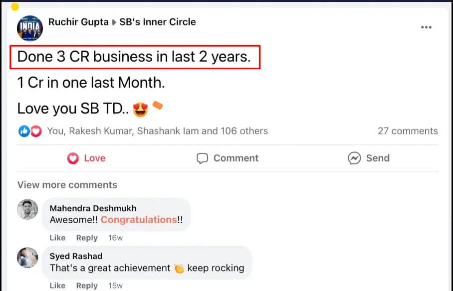 Student result: ₹3 crores in 2 years